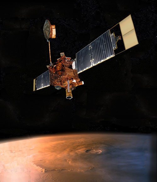 NASA's Newest Red Planet Orbiter to Search for Silent Mars Global Surveyor